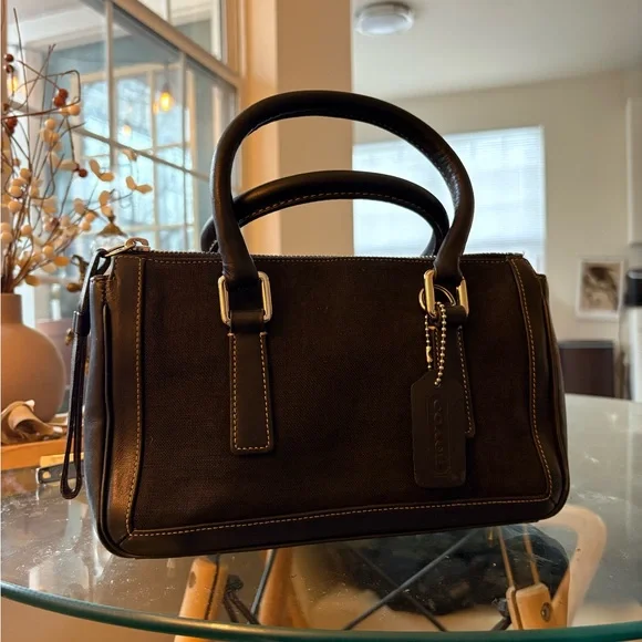 Vintage Coach Legacy Zip Satchel | Bonnie Cashin | 9436 | Costa Rica 2000 | GUC - Picture 3 of 16